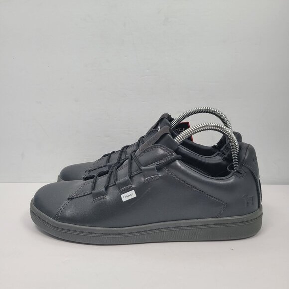 Goats Women's Low Top Dark Gray Leather Sneakers 34GT013 US Size 8 NWT - Picture 2 of 8